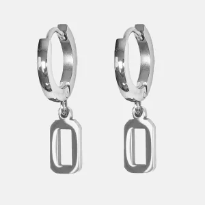 0 Number Earring - Stainless Steel