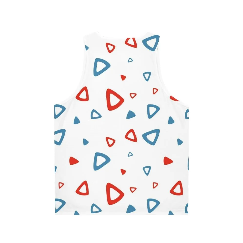 90s Retro Triangle Pattern Unisex Tank Top