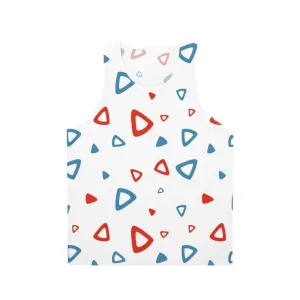 90s Retro Triangle Pattern Unisex Tank Top