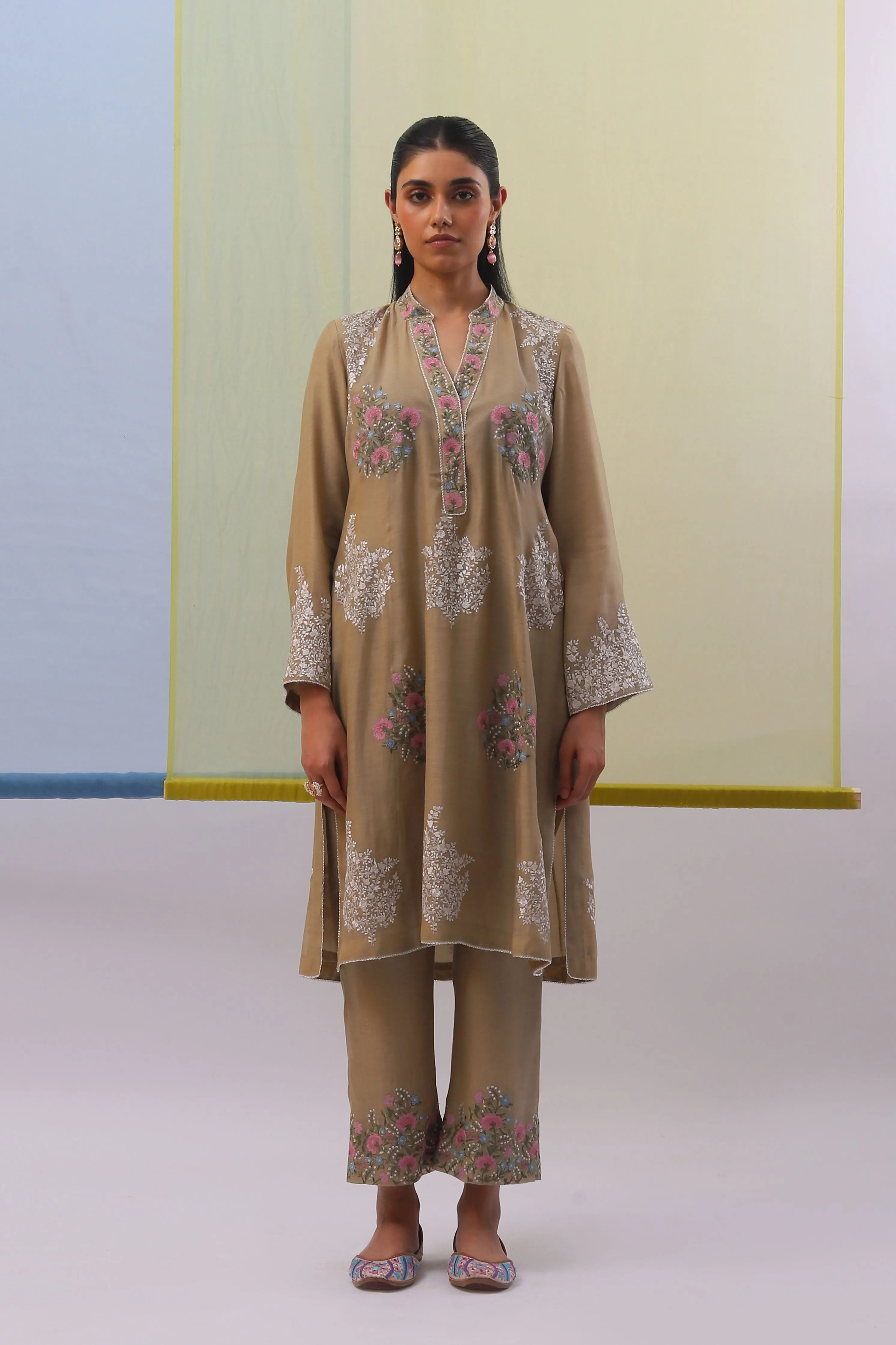 Aafia Long Kurta Set