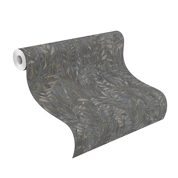 Beck Charcoal Leak Wallpaper from Concrete Advantage Collection
