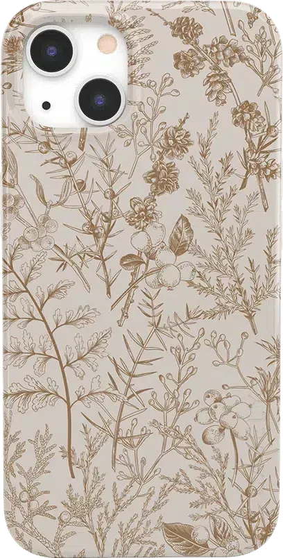 Beige Garden | Neutral Floral Case