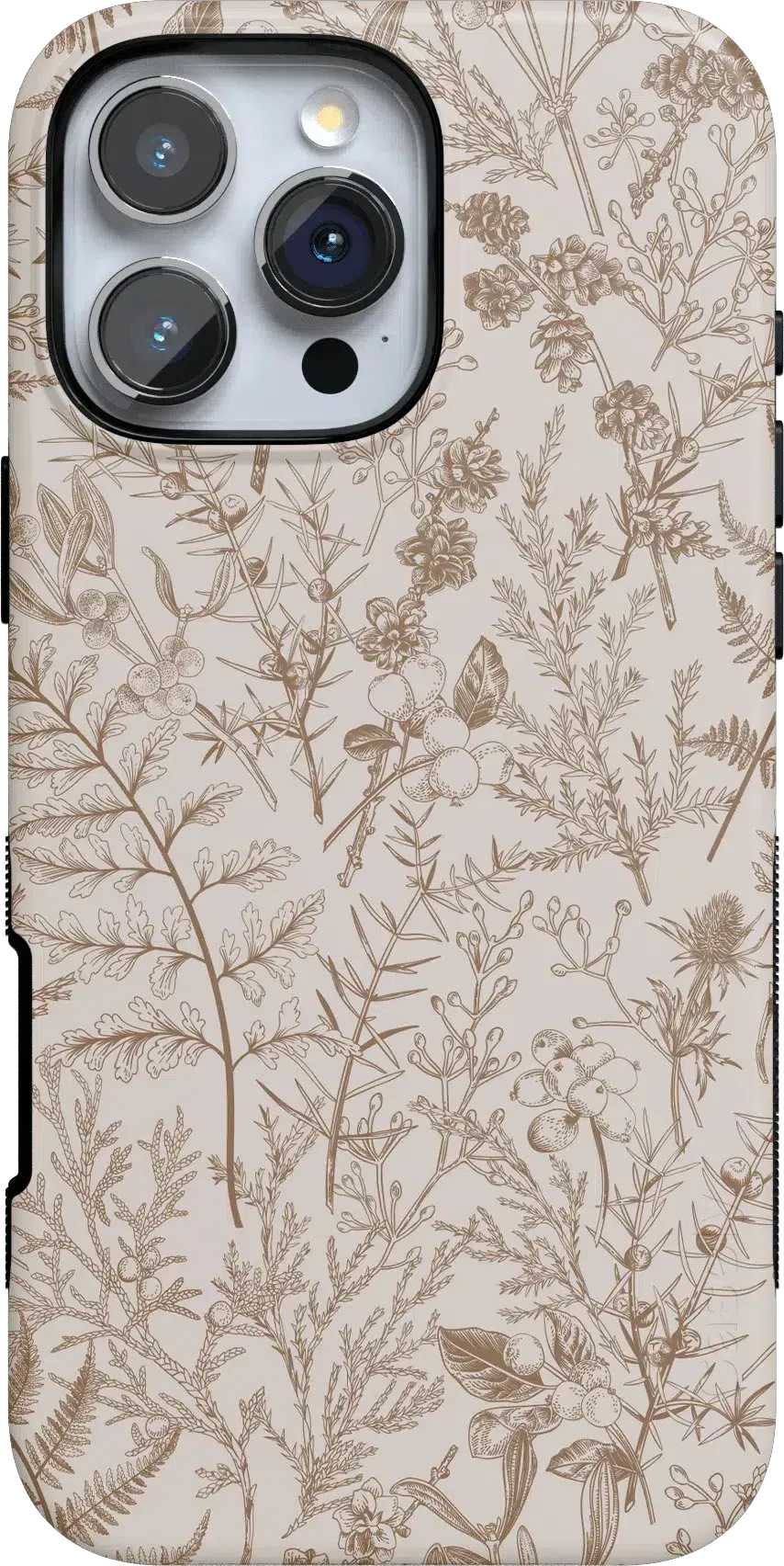 Beige Garden | Neutral Floral Case