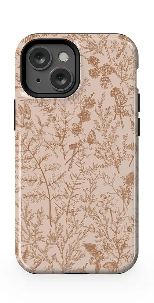 Beige Garden | Neutral Floral Case