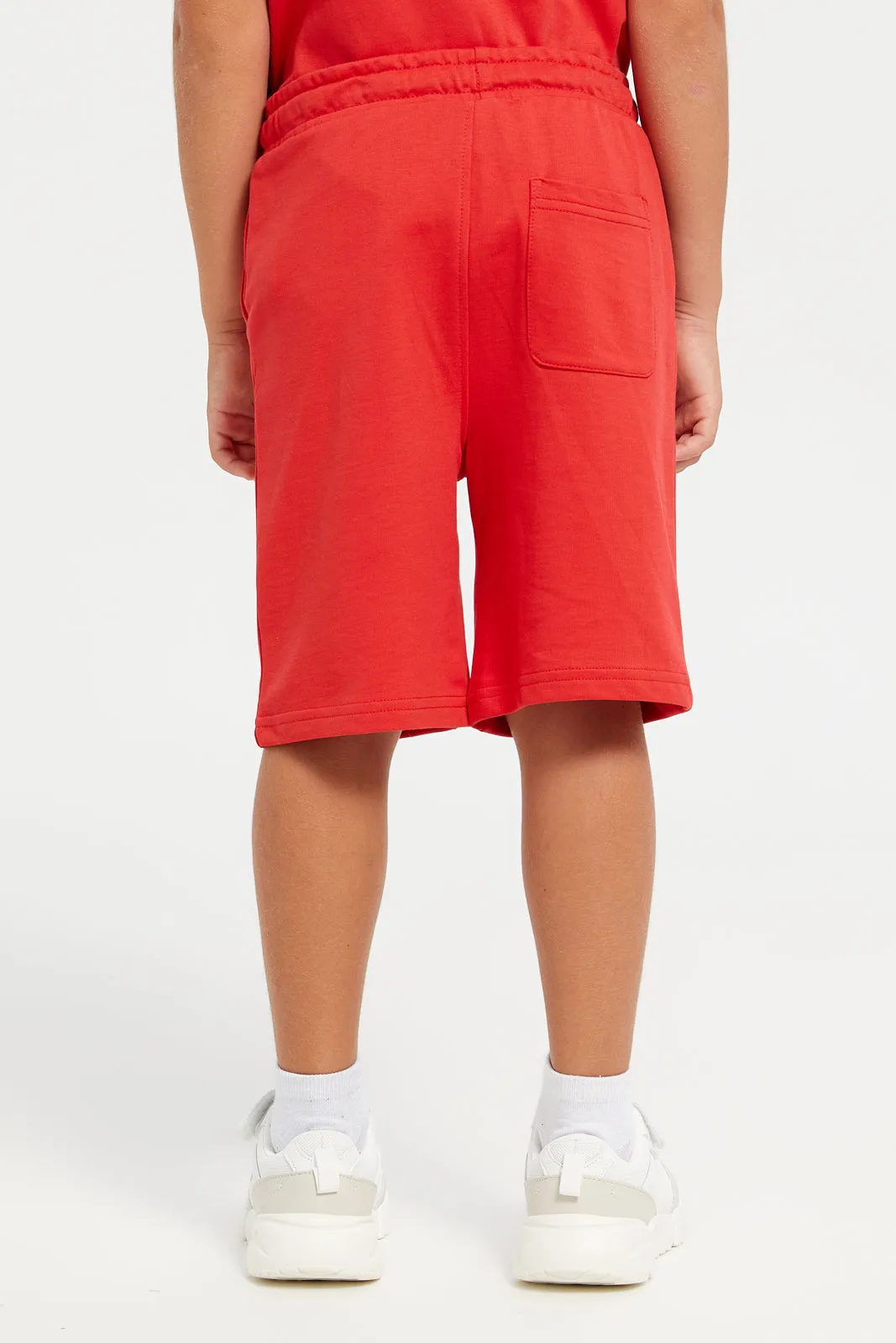 Boys Red Chicago Bulls Short