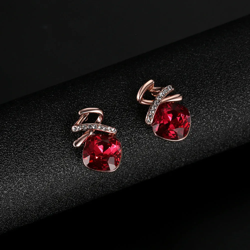 Bridal Necklace Earrings Fashion Jewelry Set