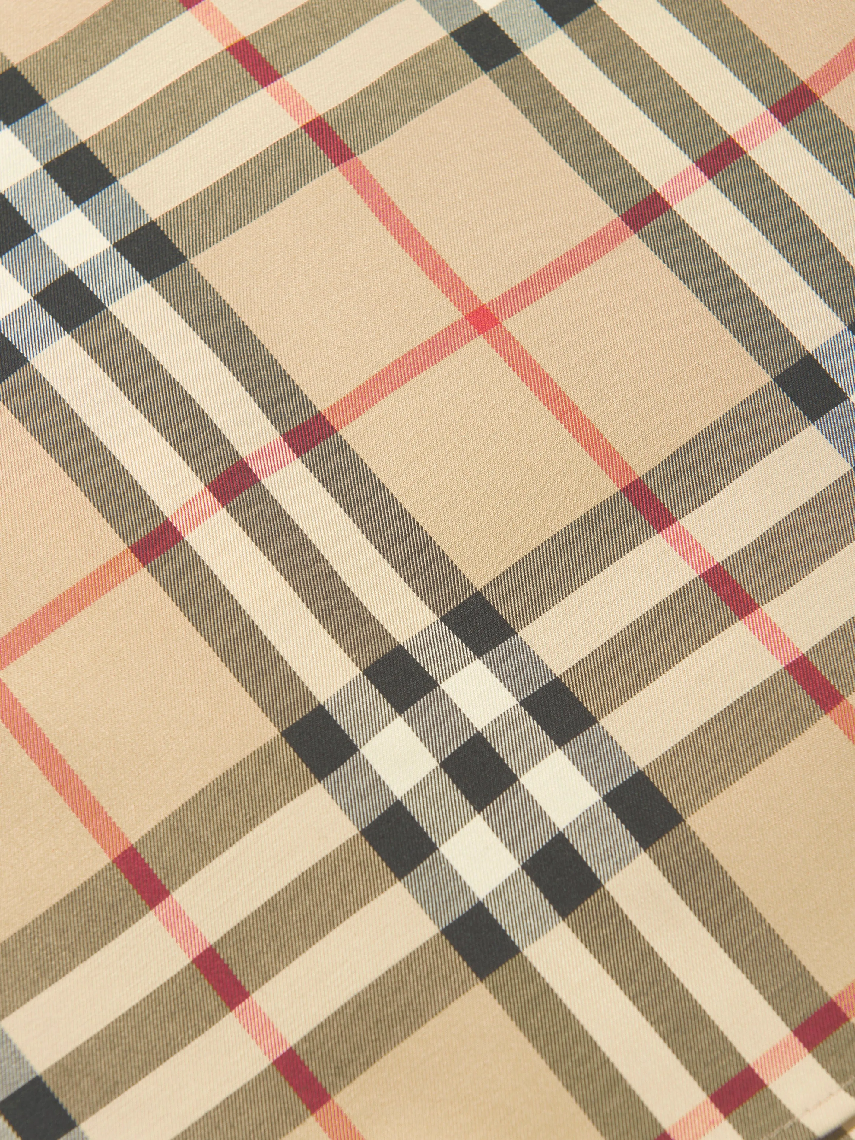 Burberry Baby Boys Check Mini Owen Shirt in Beige