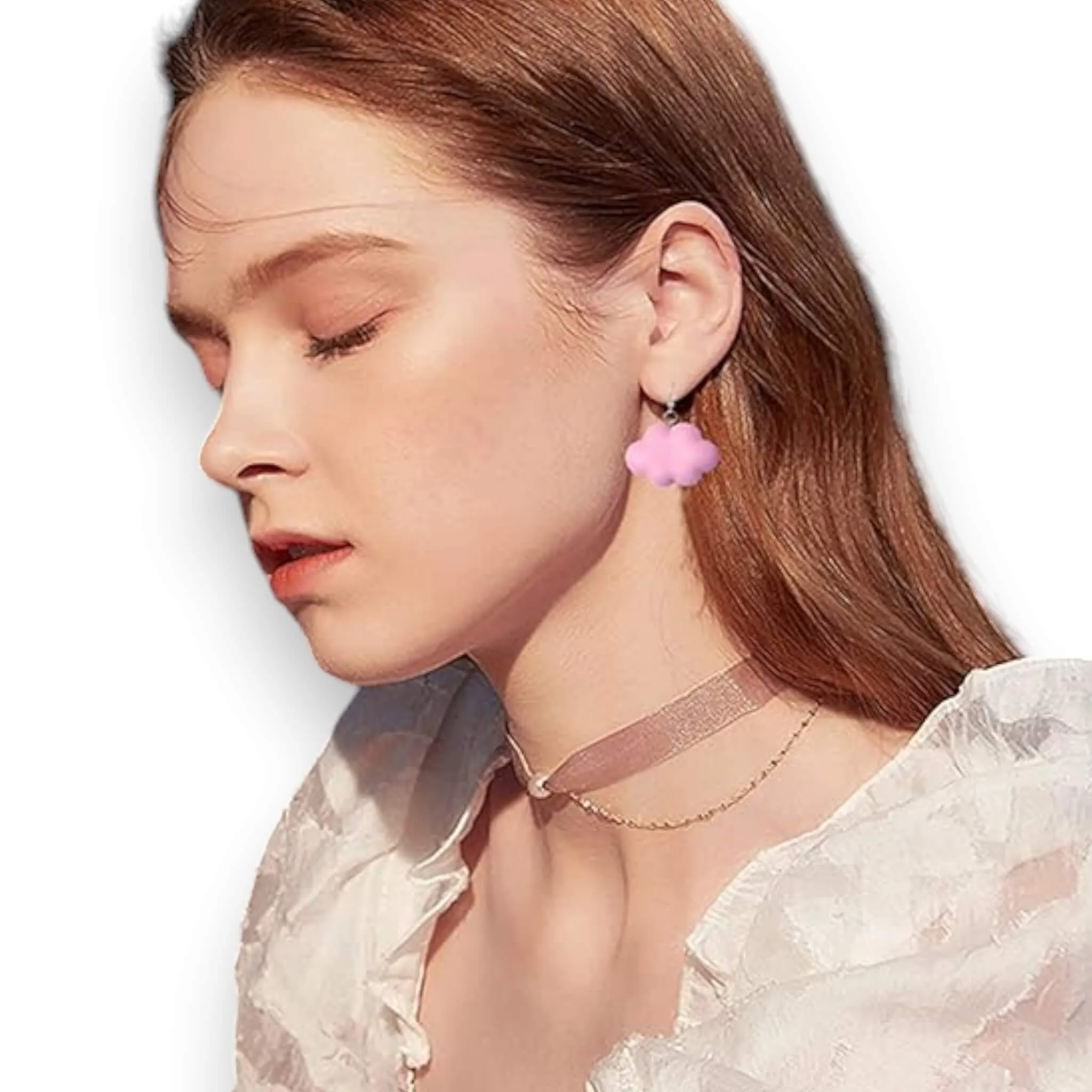 Cartoon Cloud Drop Earrings