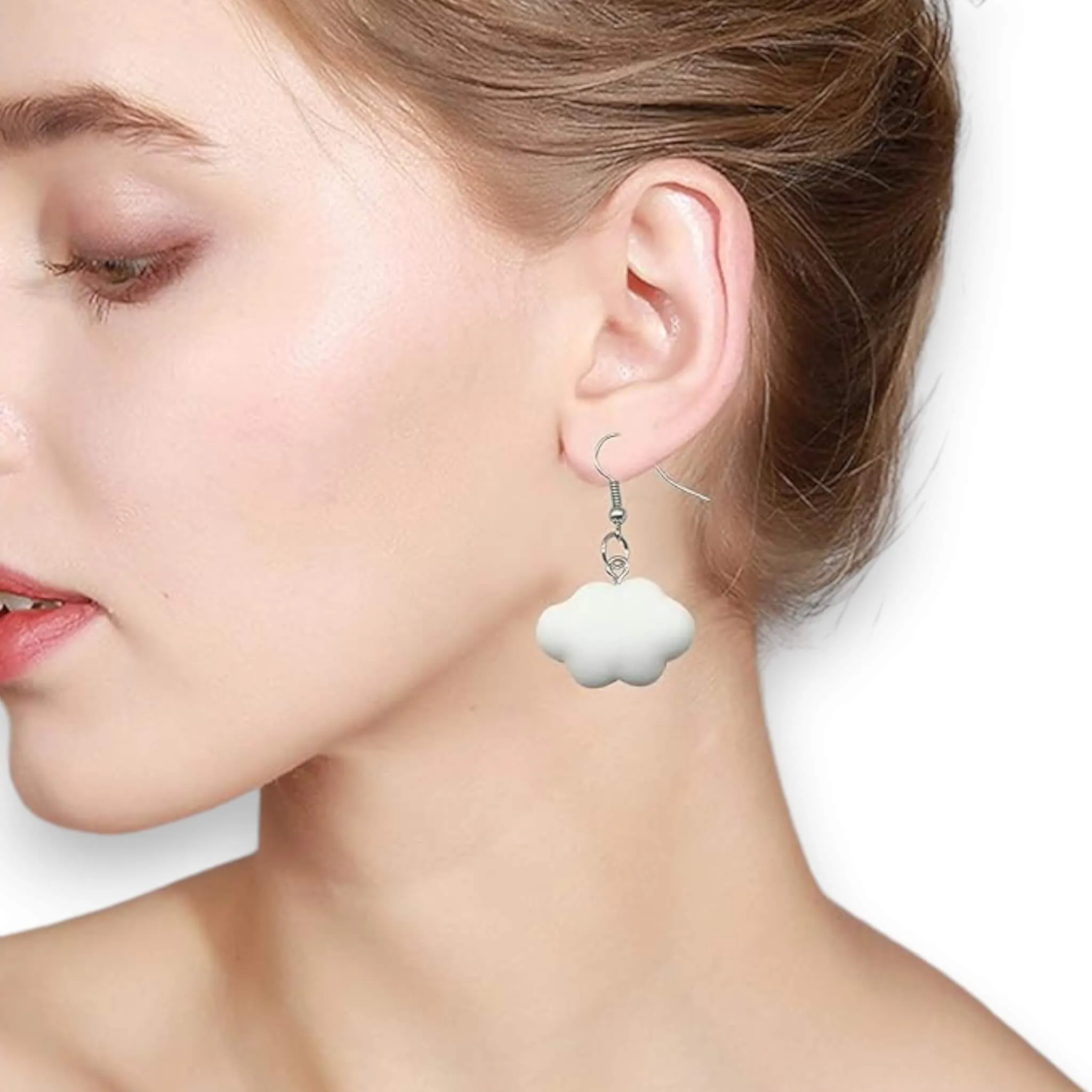 Cartoon Cloud Drop Earrings