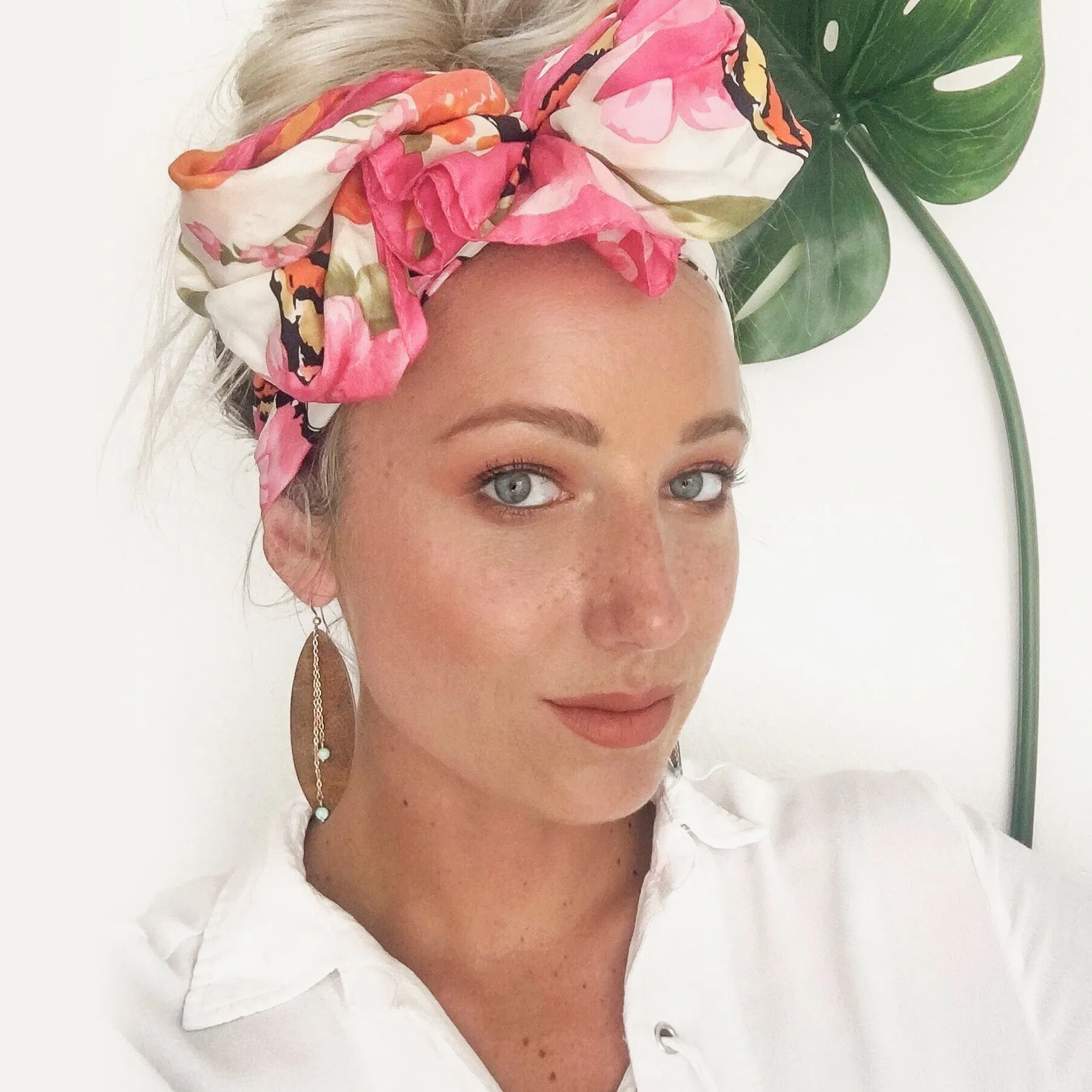 Desert Daughter Gemstone Leather Earrings ©