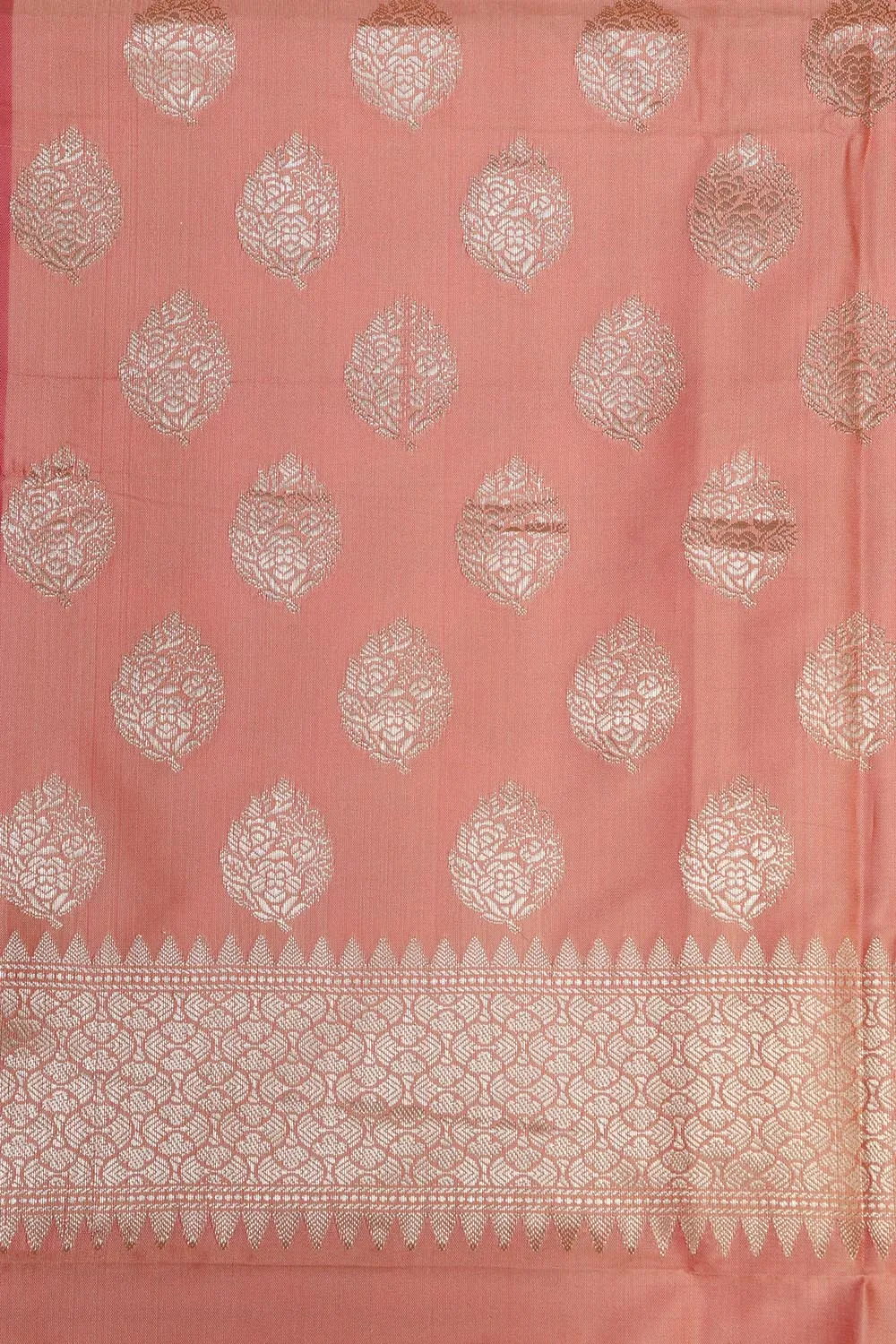 Elegant Orange Banarasi Silk Suit