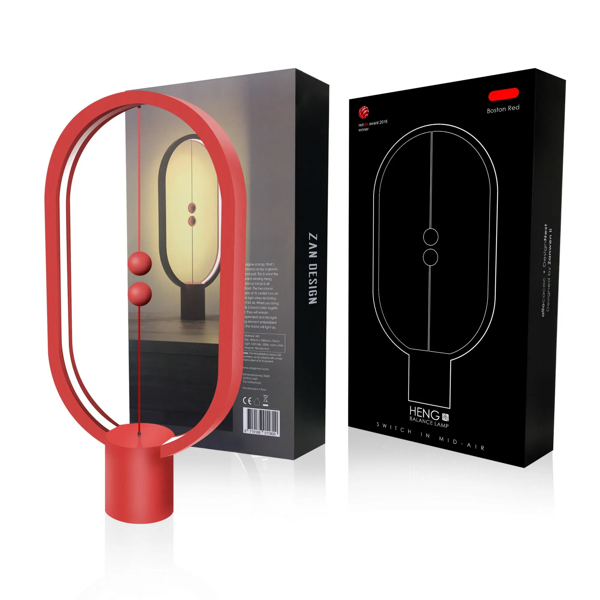 Ellipse Magnetic mid-air Switch USB Powered LED lamp, Warm Eye-Care LED Lamp, Night Lamp, Table Lamp, Decoration for Bedroom, Living Room, Dining Room and Office