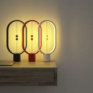 Ellipse Magnetic mid-air Switch USB Powered LED lamp, Warm Eye-Care LED Lamp, Night Lamp, Table Lamp, Decoration for Bedroom, Living Room, Dining Room and Office