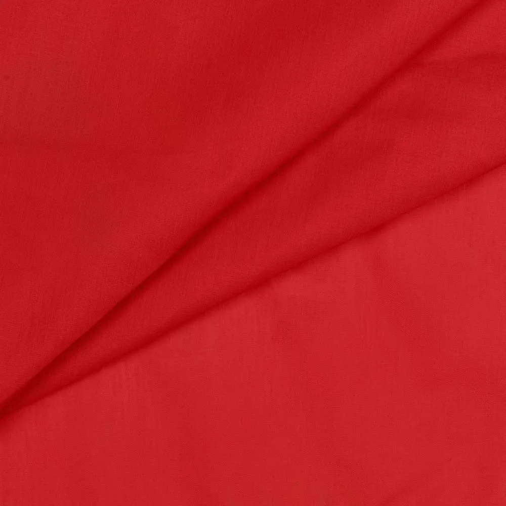 Ellis Stacey 1.5" Rod Pocket High Quality Fabric Solid Color Window Balloon Valance 60"x15" Red