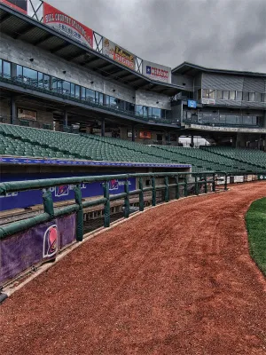 Farm Club Dugout Printed Photography Backdrop
