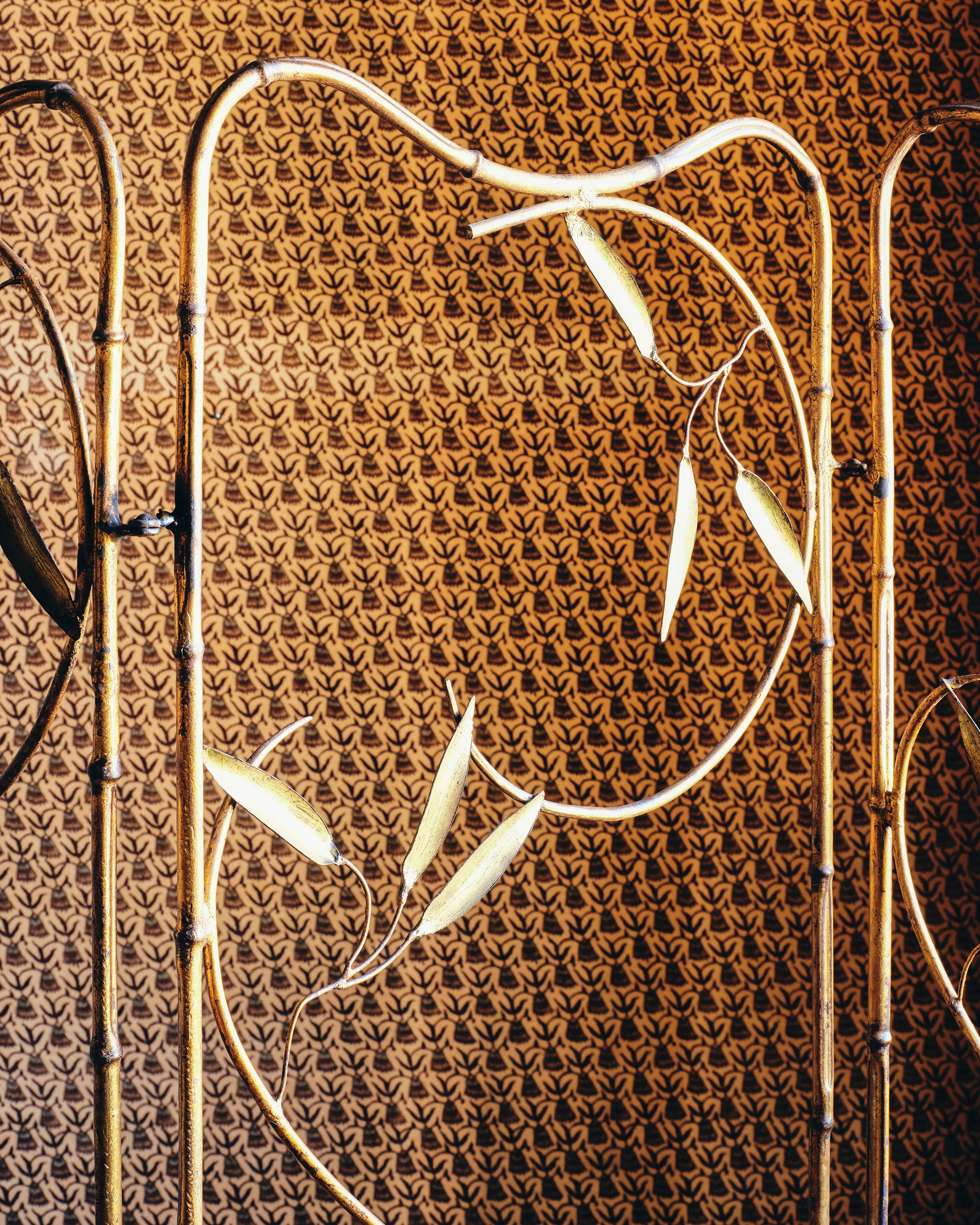 Gilded Foliate Screen