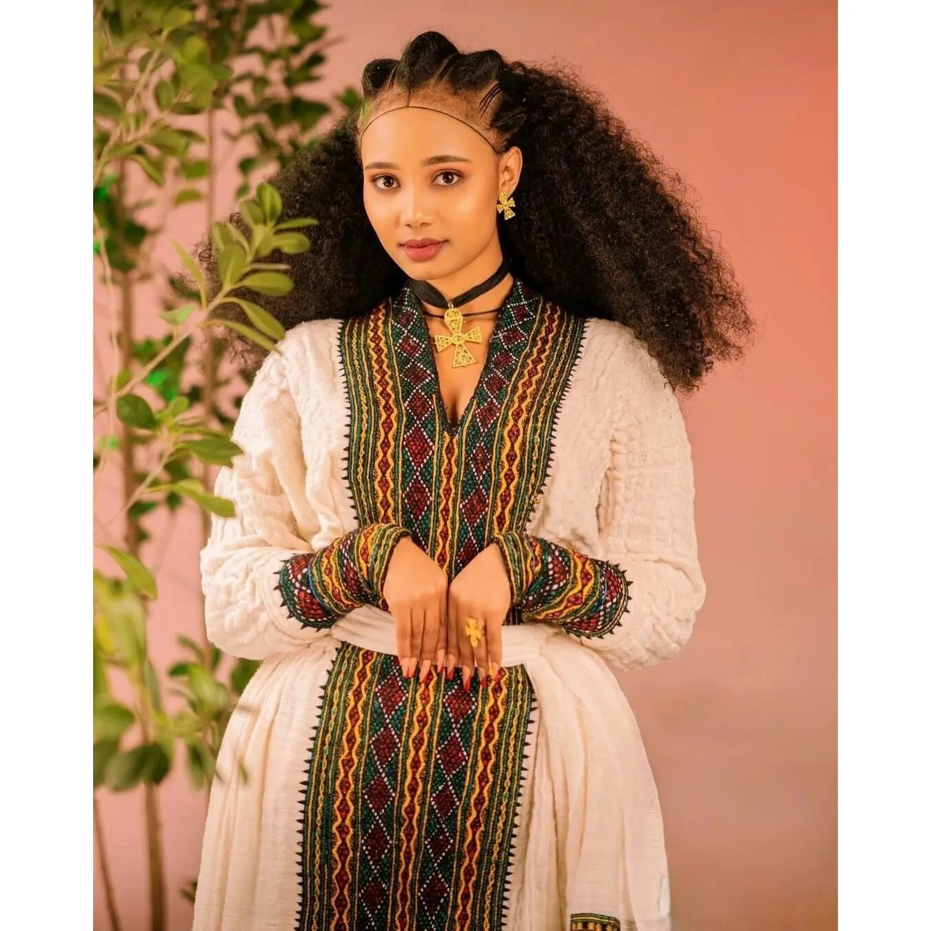 Handwoven Habesha Dress Exquisite Habesha Kemis Modern Habesha Libs Eritrean Dress