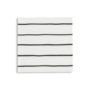 Ink Frenchie Striped Petite Napkins