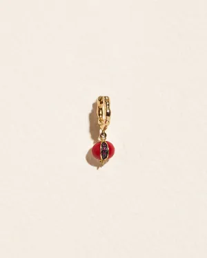 Inlay Ruby Hera Huggie