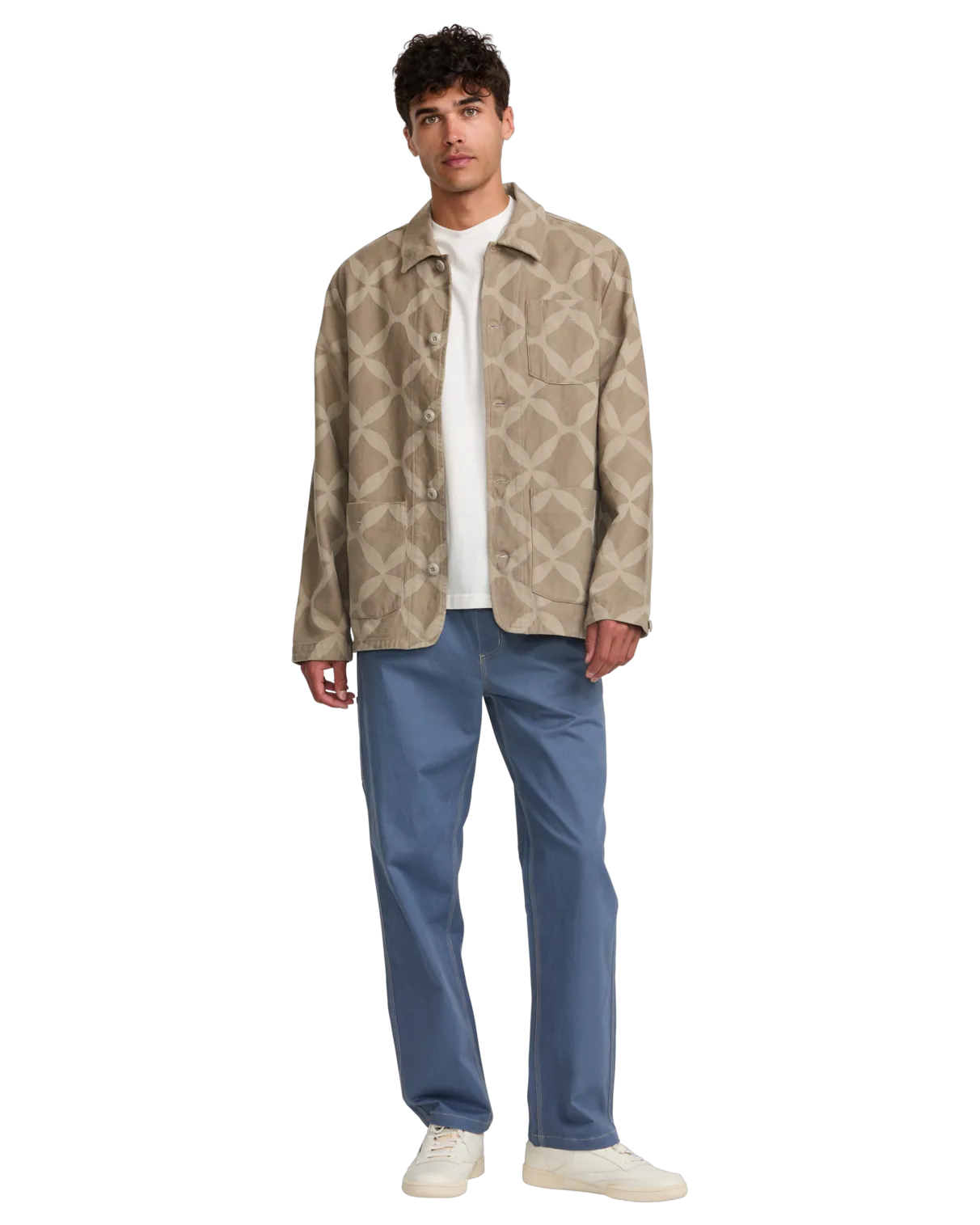LA Ornament Chore Jacket in Sand Brown