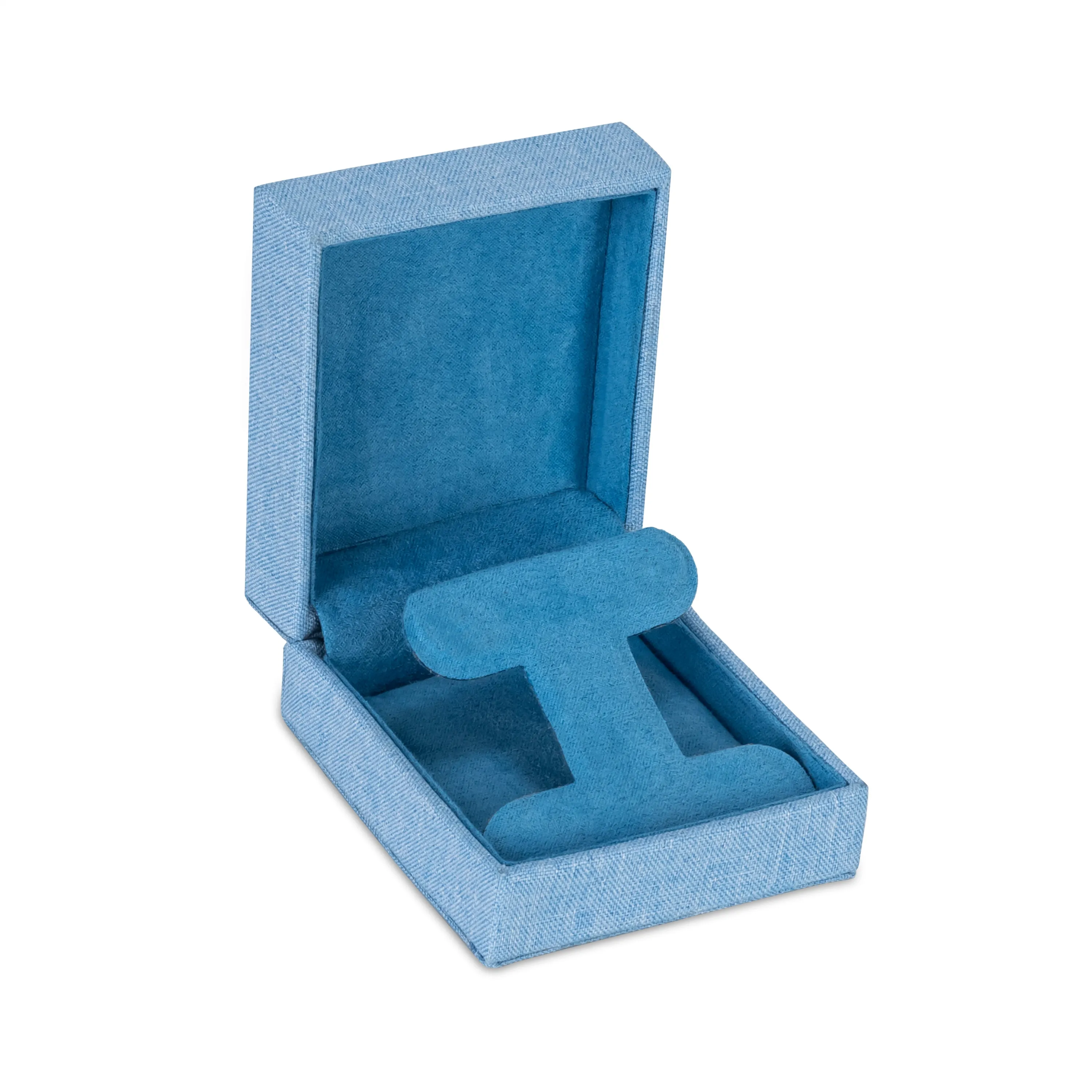 Linen Weave T-Bar Earring/Pendant Box, Woven Collection