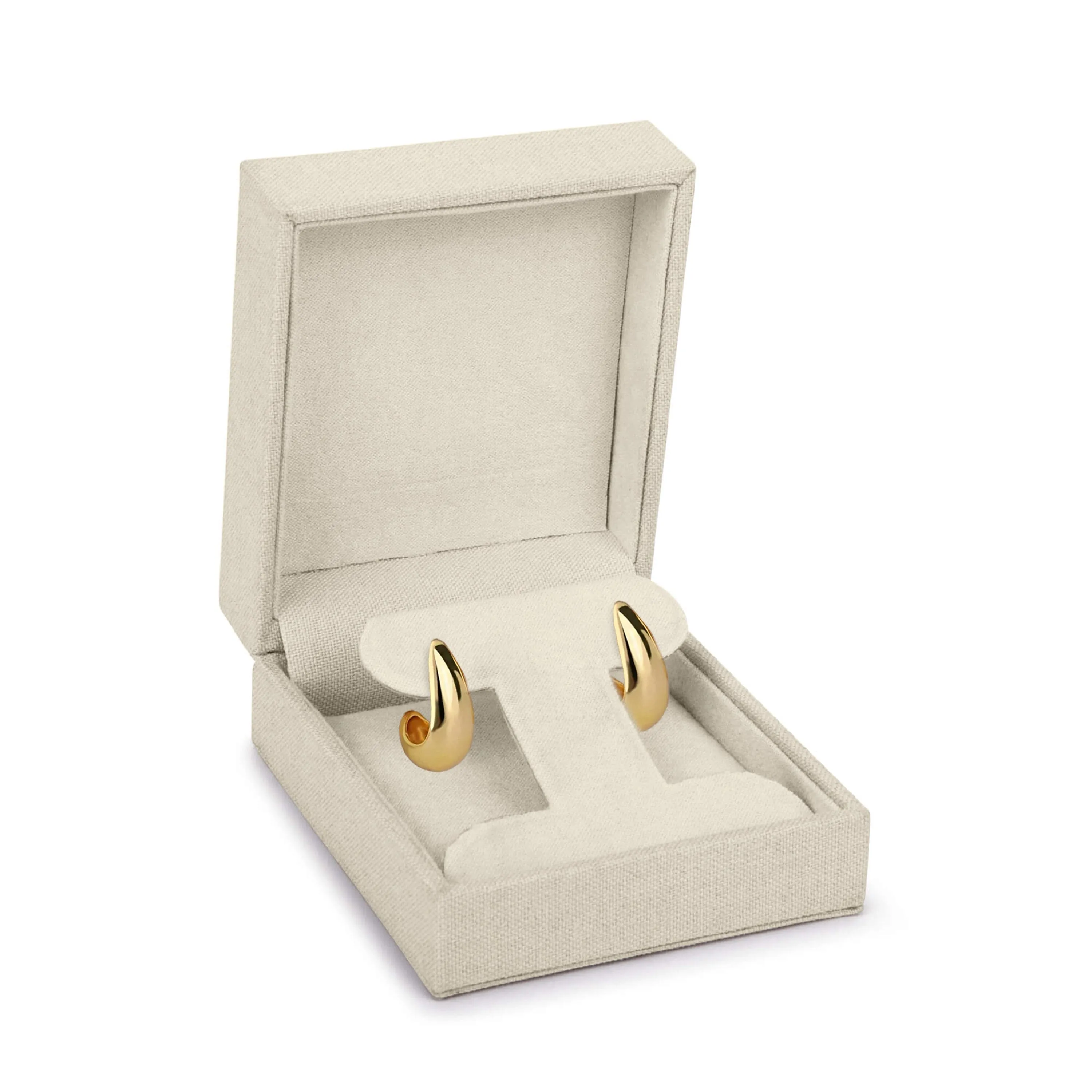 Linen Weave T-Bar Earring/Pendant Box, Woven Collection