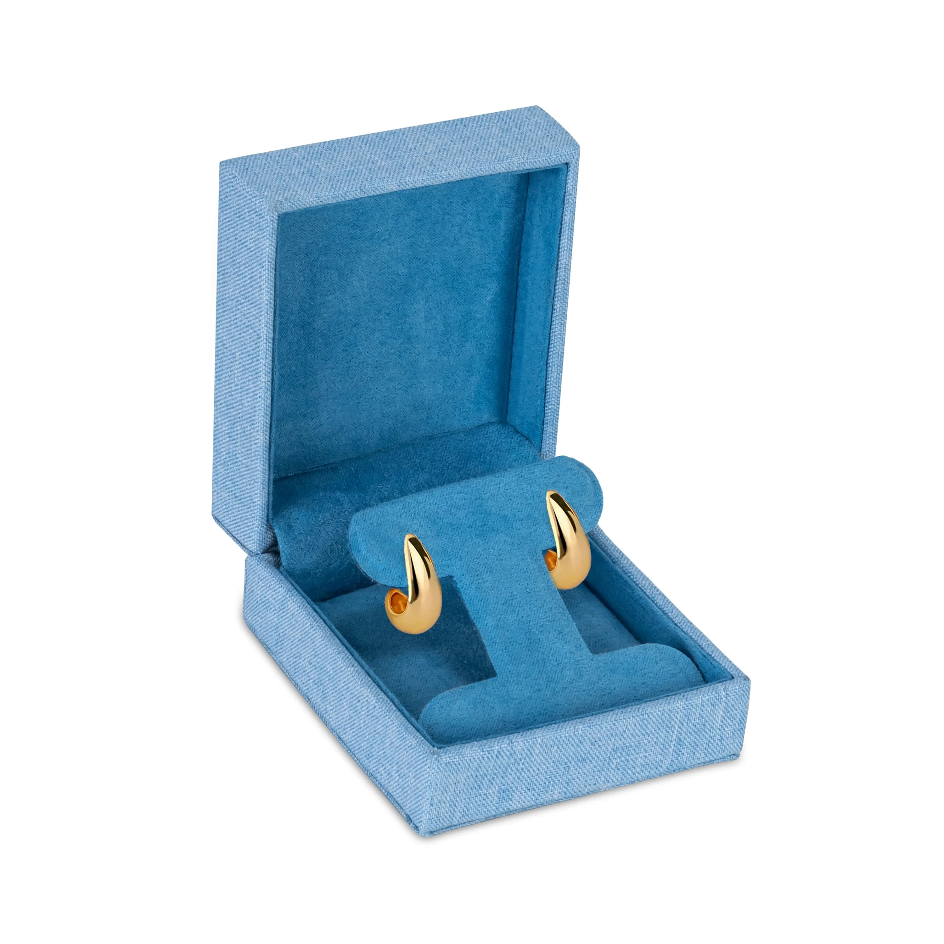 Linen Weave T-Bar Earring/Pendant Box, Woven Collection