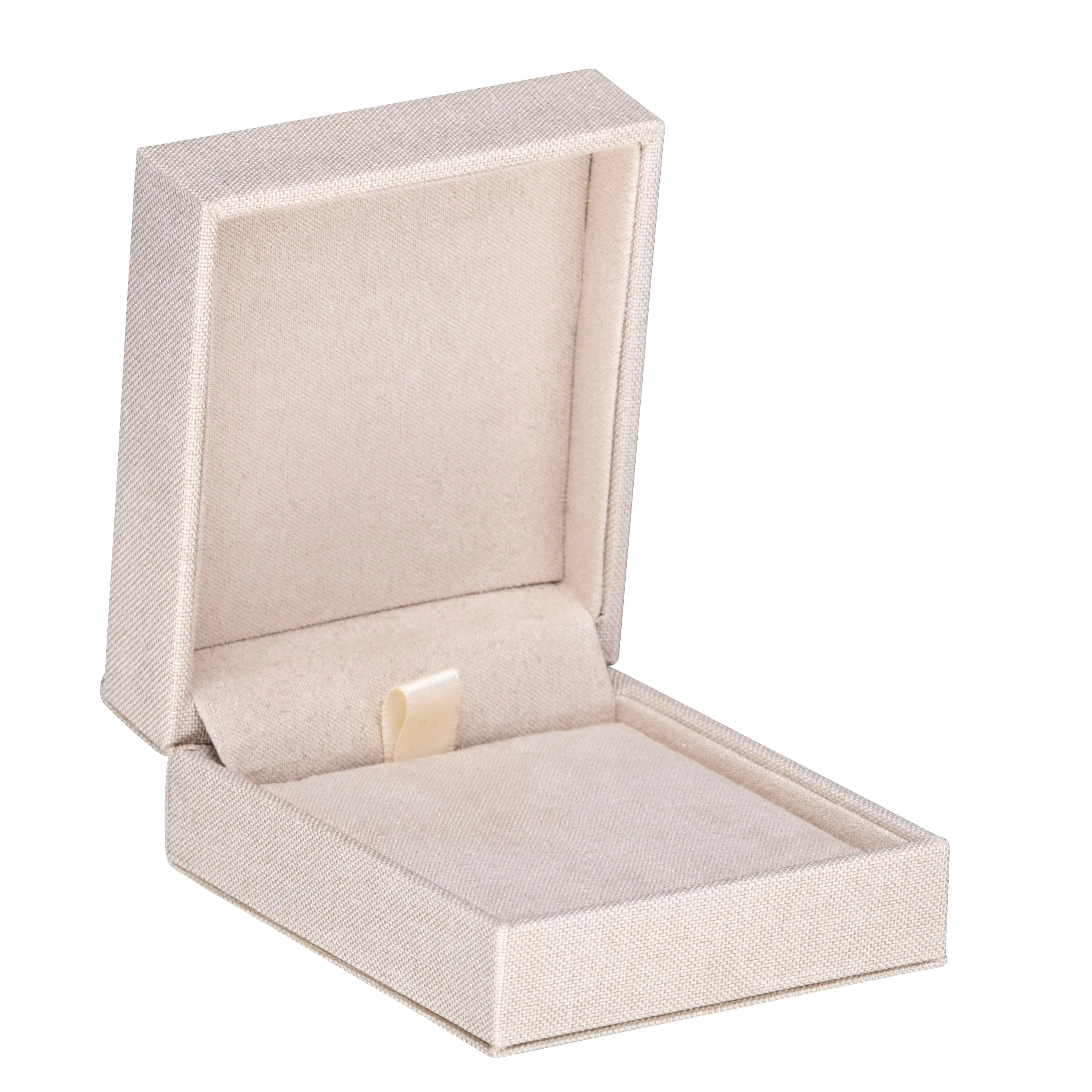 Linen Weave T-Bar Earring/Pendant Box, Woven Collection