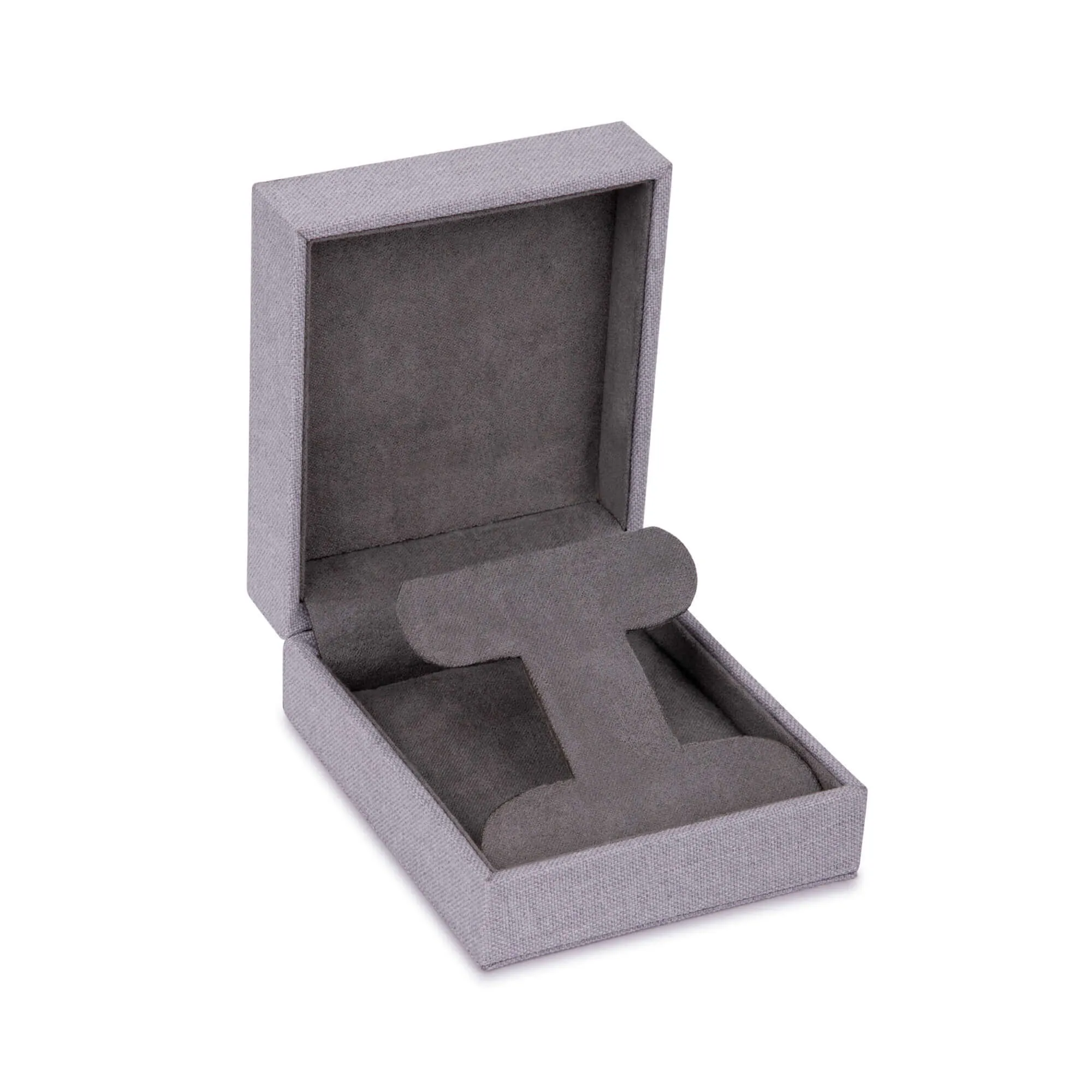 Linen Weave T-Bar Earring/Pendant Box, Woven Collection
