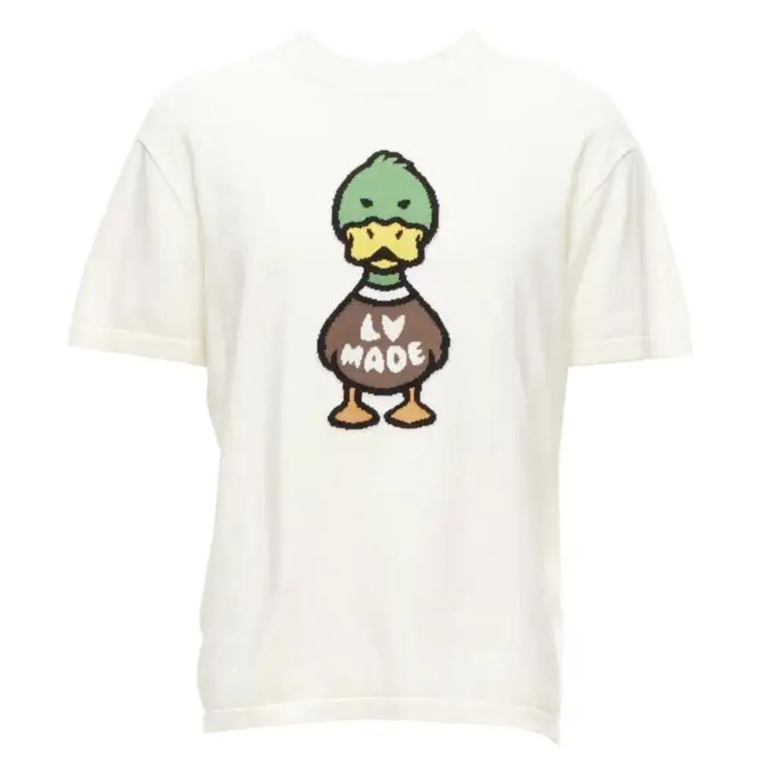 LOUIS VUITTON X NIGO LV MADE DUCK T-SHIRT WHITE