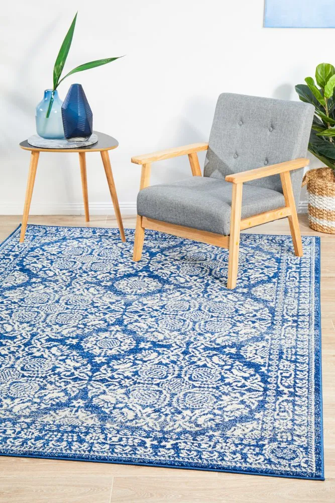 Mirage 358 Rug (Navy) by Rug Culture