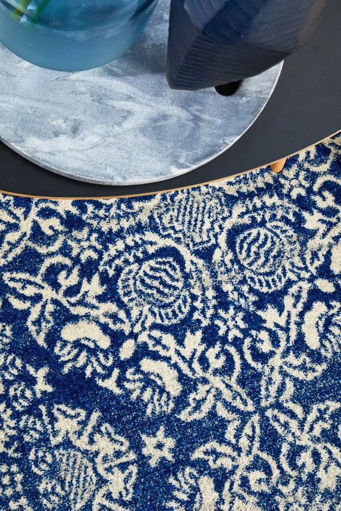 Mirage 358 Rug (Navy) by Rug Culture
