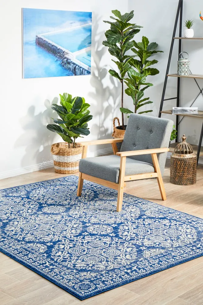 Mirage 358 Rug (Navy) by Rug Culture