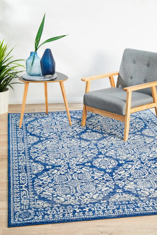 Mirage 358 Rug (Navy) by Rug Culture