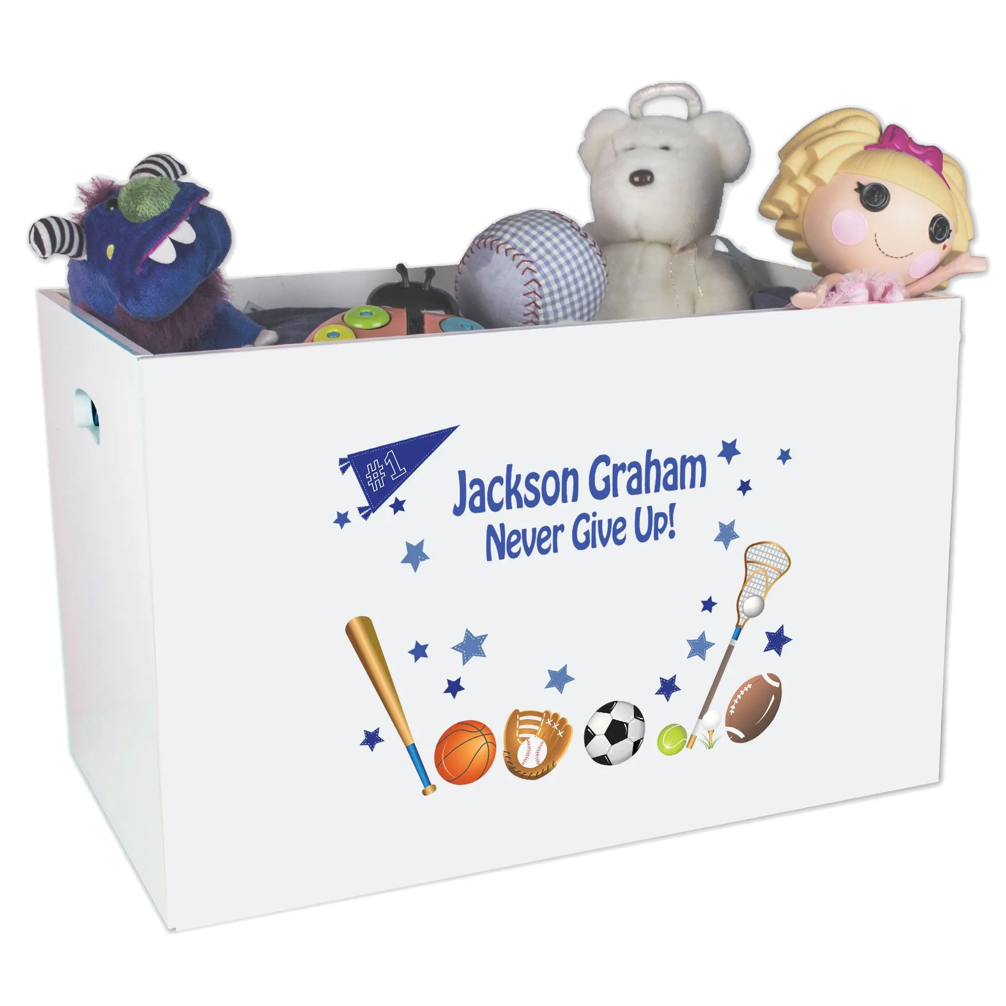 Open Top Toy Box - Sports