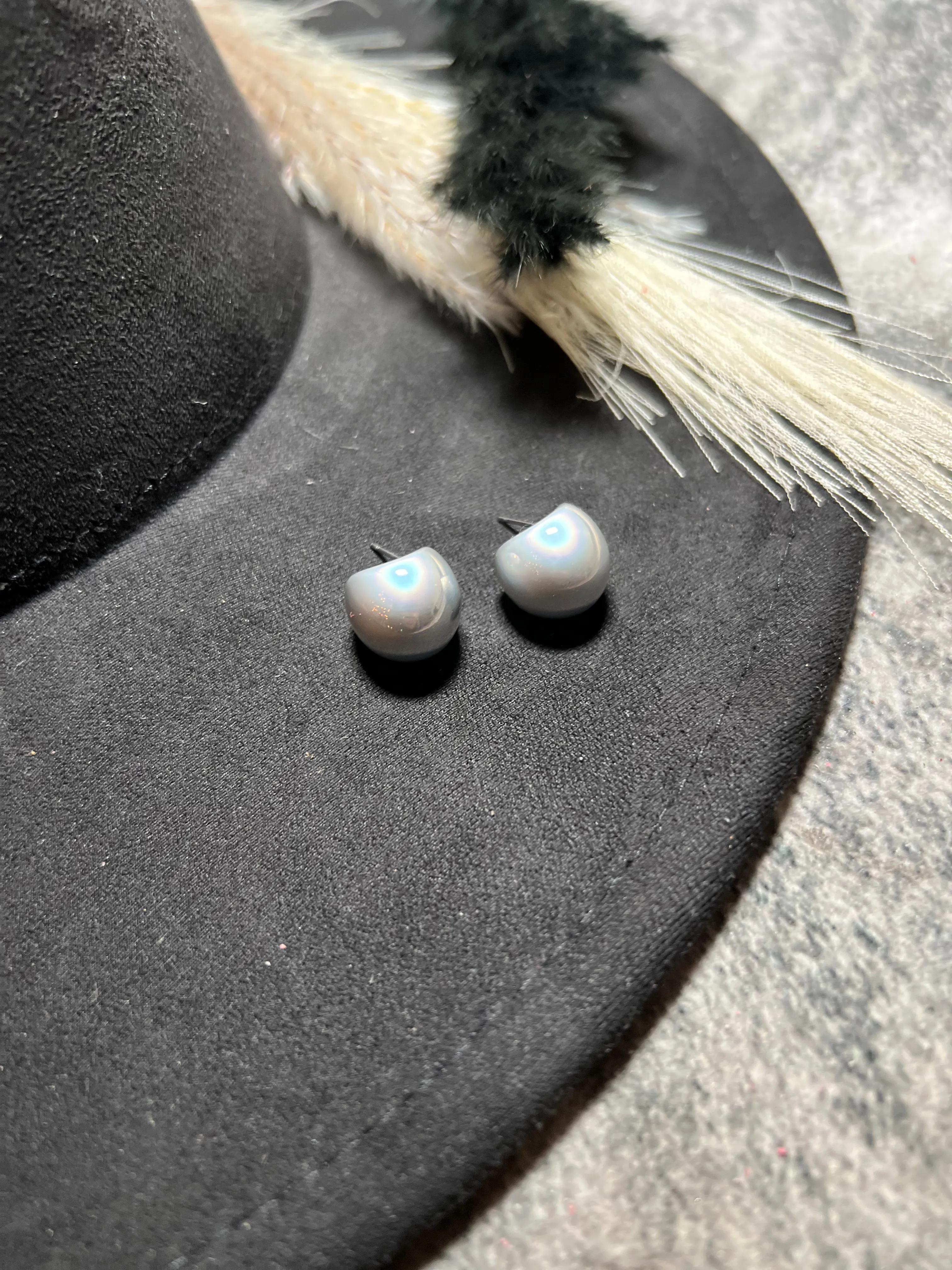 Puffy Dome Earring