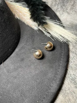 Puffy Dome Earring