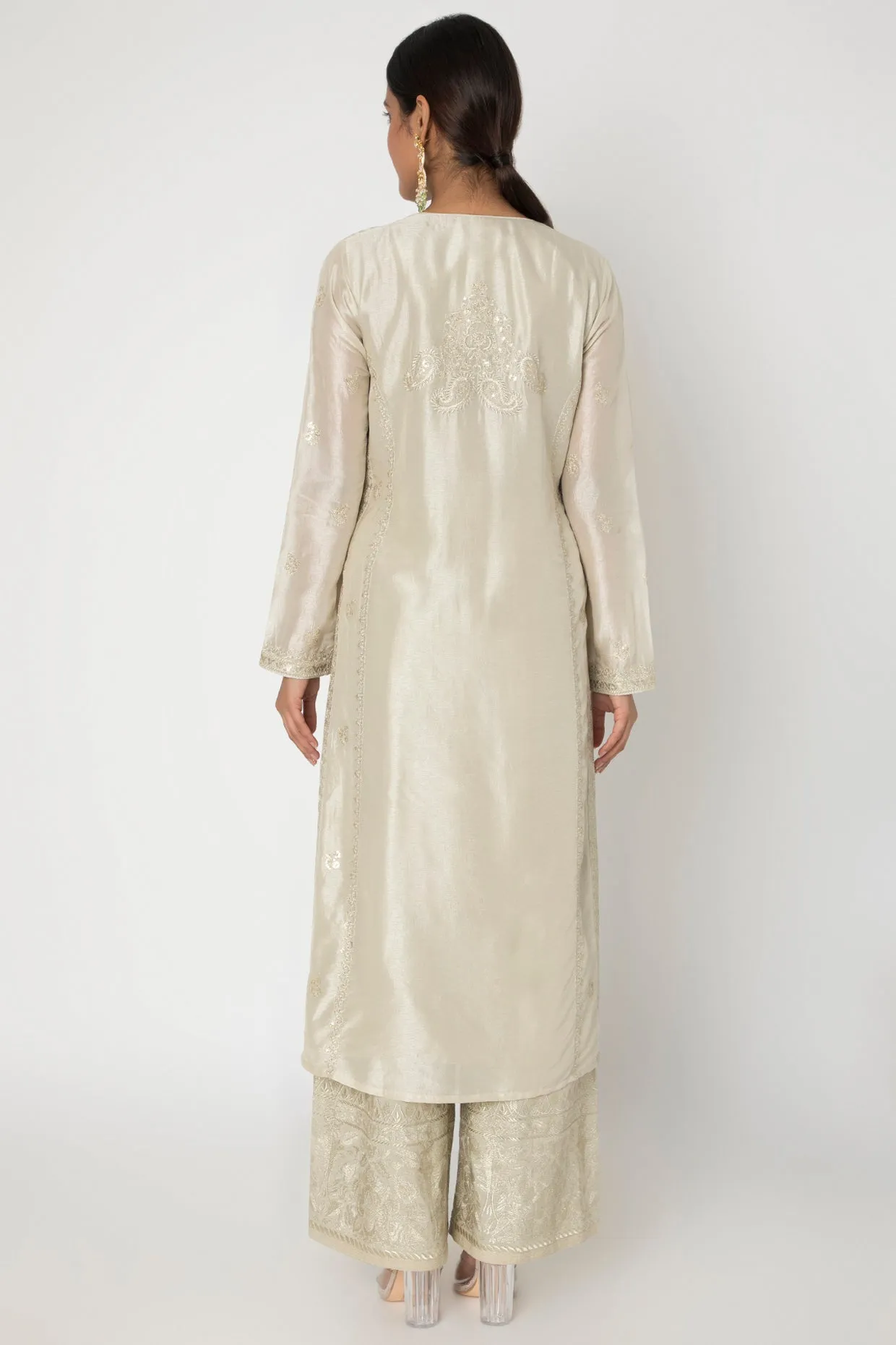 Rati Beige Palazzo Set
