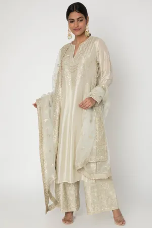 Rati Beige Palazzo Set