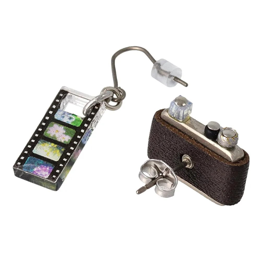 Retro Camera Earrings