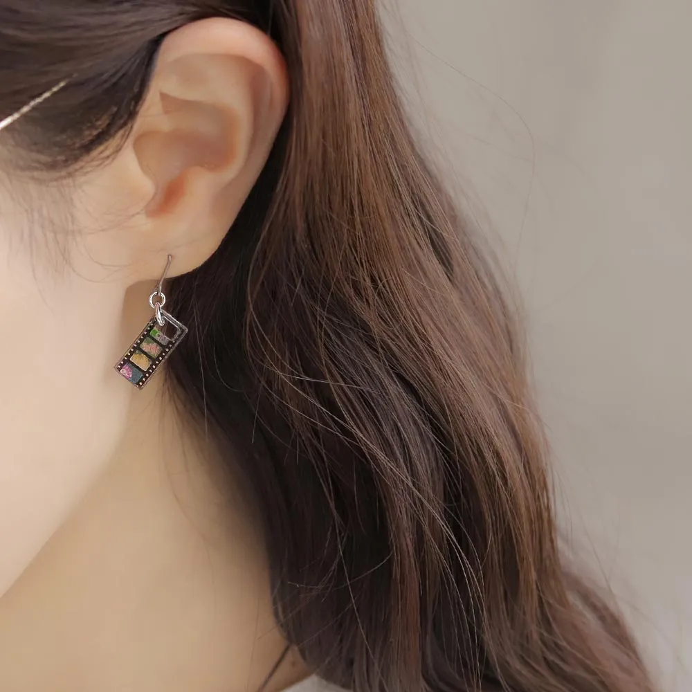 Retro Camera Earrings
