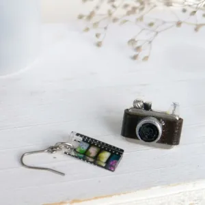 Retro Camera Earrings