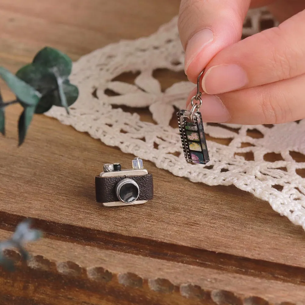 Retro Camera Earrings
