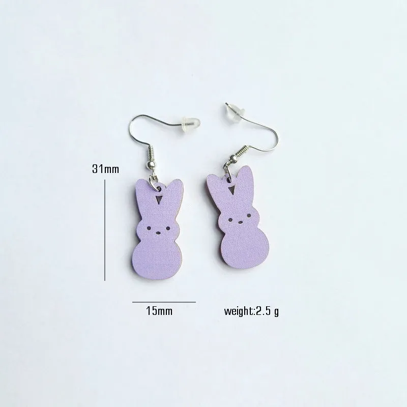 RTS: Wooden Pastel Bunnies