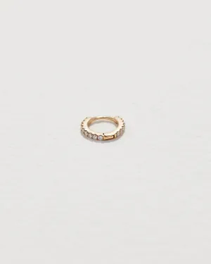 Tiny Full Pavé Huggie