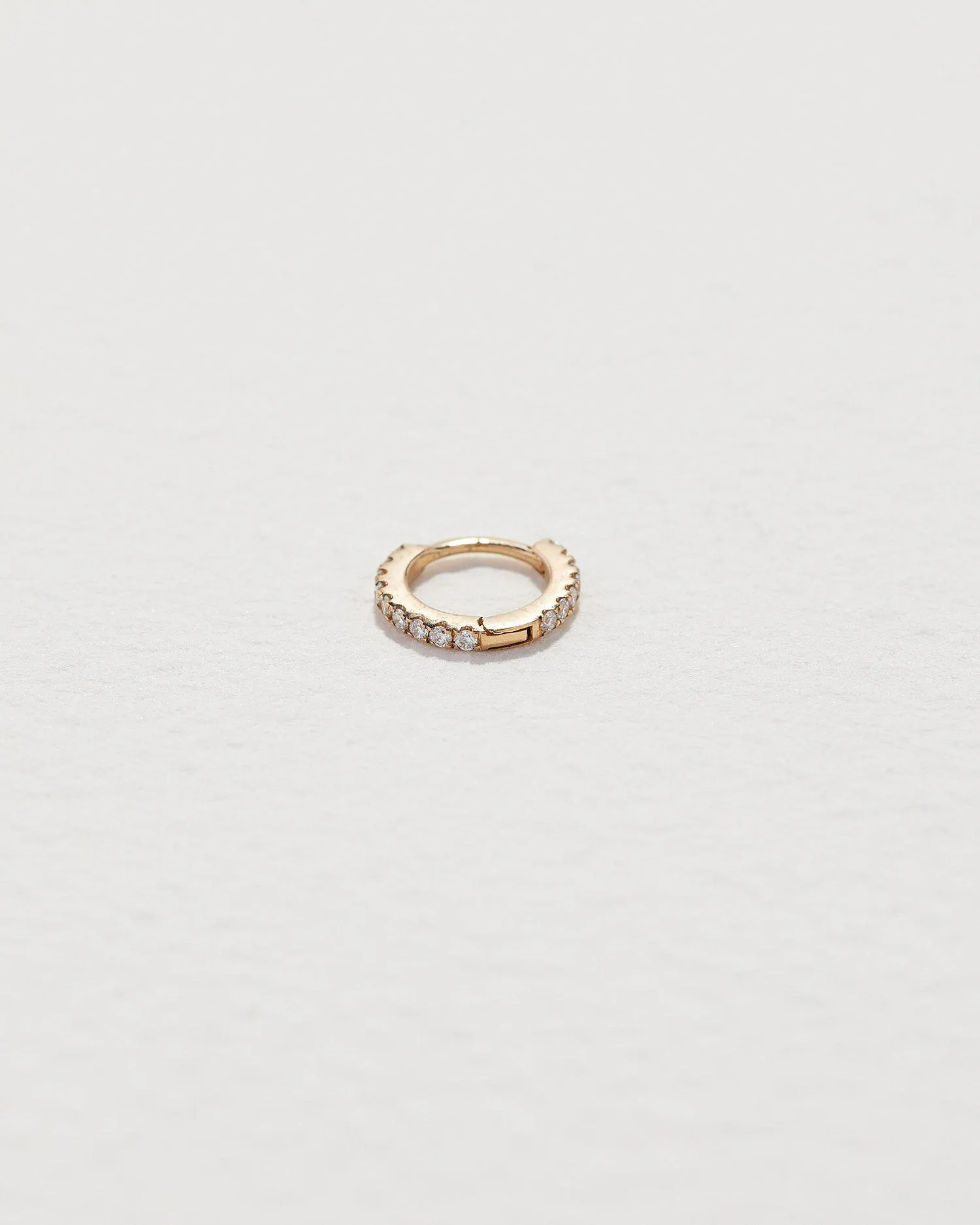Tiny Full Pavé Huggie