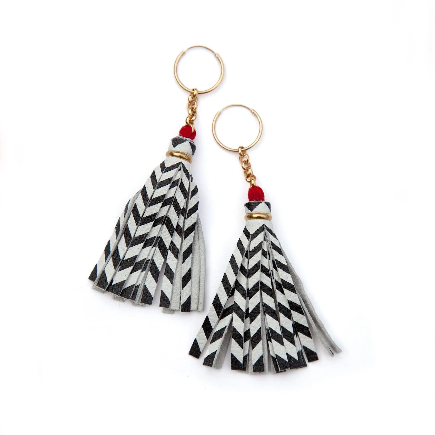 TWIN TASSEL . earrings
